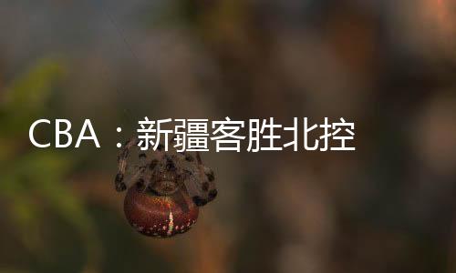 CBA：新疆客胜北控 升至积分榜次席